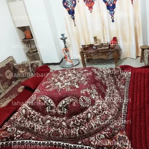 لحاف کرسی مخمل طرح ترنج